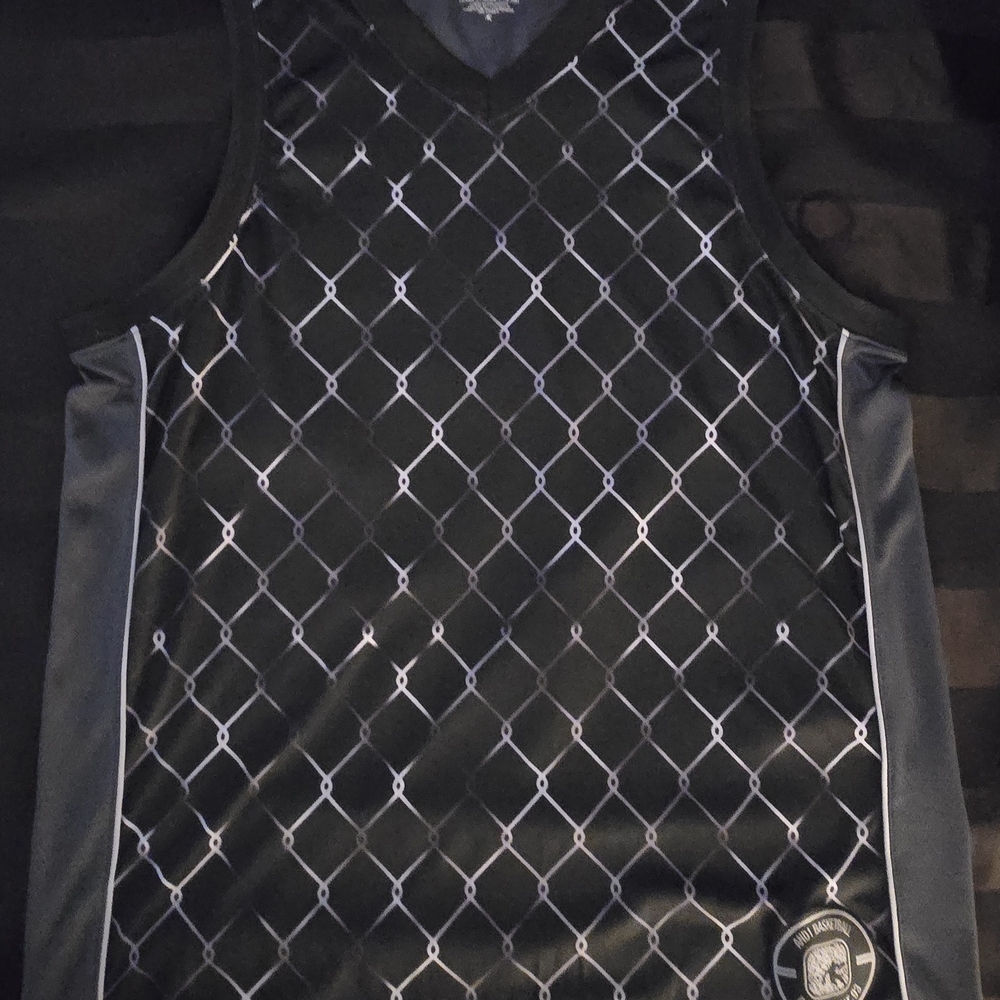 AND1 Black and Gray Athletic Tank